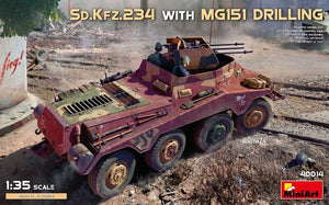 TANK SD.KFZ. 234 WITH MG151 DRILLING MILITARY 1945 / 1:35
