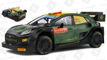 Indlæs billede til gallerivisning FORD ENGLAND PUMA RALLY1 TEAM FORD WORLD RALLY M-SPORT N 7 RALLY NEW ZEALAND 2022 LORENZO BERTELLI - LORENZO GRANAI GREEN BLACK 1:18