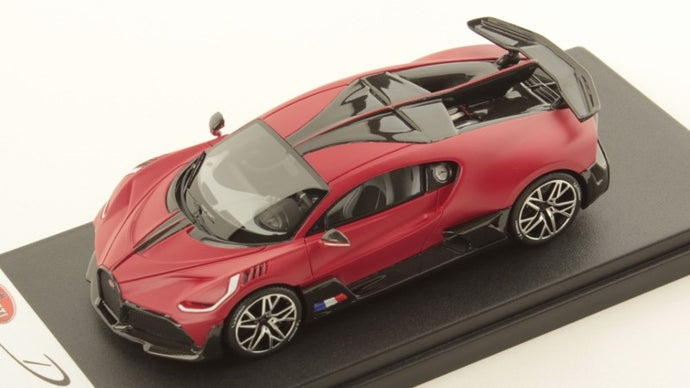 BUGATTI DIVO 2020 ITALIAN MATT RED BLACK 1:43