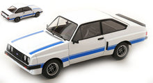 Indlæs billede til gallerivisning FORD ESCORT MKI II RS 2000 X-PACK 1977 WHITE/BLUE DECALS 1:18