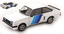 Indlæs billede til gallerivisning FORD ESCORT MKI II RS 2000 X-PACK 1977 WHITE/LIGHT BLUE DECALS 1:18