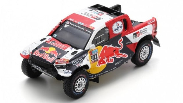 TOYOTA HILUX N.201 WINNER DAKAR 2022 AL-ATTIYAH-MBAUMEL 1:43