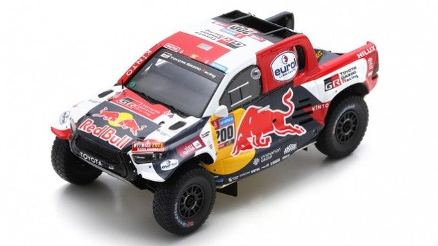TOYOTA HILUX T1 N.200 WINNER DAKAR 2023 AL-ATTIYAH-MBAUMEL 1:43