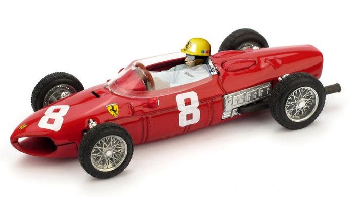 FERRARI 156 F1 RICARDO RODRIGUEZ 1961 N.8 ITALY GP W/PILOTE 1:43