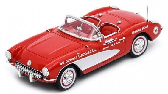 CORVETTE C1 V8 PACE CAR DAYTONA 1956 RED RESIN 1:43