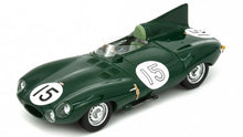 Indlæs billede til gallerivisning JAGUAR D-TYPE 3.4L S6 SPIDER TEAM JAGUAR CARS LTD N 15 24h LE MANS 1954 PETER WHITEHEAD - KEN WHARTON GREEN 1:43