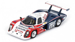 COUGAR C12 #113 COHEN-OLIVAR/DE RADIGUES 24H LE MANS 1988 hvid/rød/blå 1:43