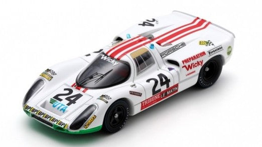 PORSCHE 907a N.24 18th 24 H LE MANS 1972 P.MATTLI-H.BAYARD-W.BRUN 1:43