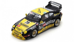 Porsche 911 GT2 79 FUCKS/BRYNER/CALDERANI 24H LE MANS 1995 gul/sort 1:43