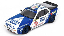 Indlæs billede til gallerivisning Porsche 944 TURBO #70 GUYAUX/BOVY/HERREGODS 6th 24H SPA 1989 blå/hvid 1:43