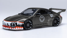 Indlæs billede til gallerivisning PORSCHE 911 997 OLD &amp; NEW BODY KIT 2020 BLACK WHITE RED 1:43
