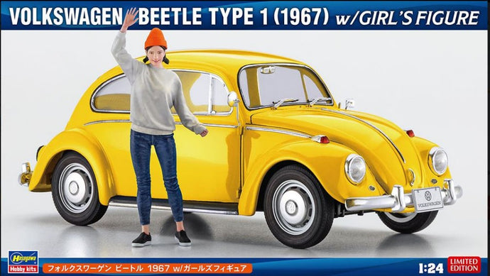 VOLKSWAGEN BEETLE TYPE 1 WITH GIRL FIGURE 1967 / 1:24