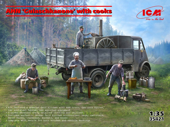 AHN “Gulaschkanone” with cooks KIT 1:35