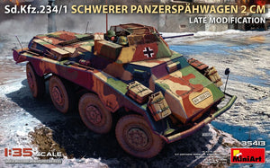 Sd.Kfz.234/1 Schwerer Panzerspähwagen (2 cm). Late Mod KIT 1:35