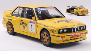 BMW 3-SERIES (E30) Gr.A N 1 3rd RALLY PRINCIPE ASTURIAS 1992 JOSE MARIA PONCE - JOSE CARLOS DENIZ YELLOW 1:18