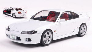 NISSAN SILVIA (S15) COUPE SPEC-R AERO 1999 WHITE 1:18