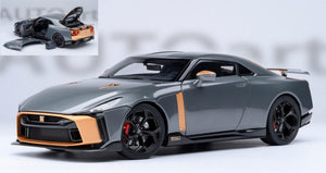 1/18 Nissan Skyline GT-R (R50) by Italdesign, silver/gold 1:18