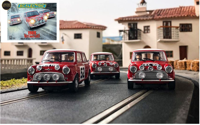 MINI RALLY MONTE CARLO 1965 TRIPLE PACK SLOT 1:32