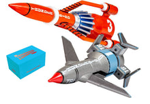 Indlæs billede til gallerivisning G.ANDERSON THUNDERBIRDS - THUNDERBIRD 1 - THUNDERBIRD 3 RED SILVER 1:36