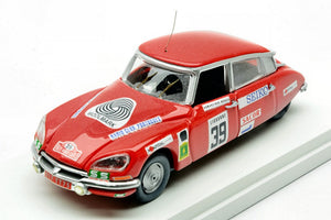CITROEN DS21 N 39 RALLY MONTECARLO 1972 FRANCISCO ROMAOZINHO - HEITOR MORAIS RED 1:43