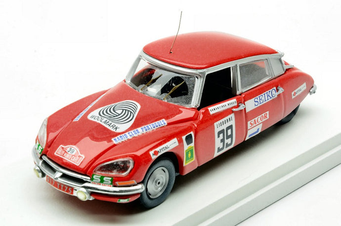 CITROEN DS21 N 39 RALLY MONTECARLO 1972 FRANCISCO ROMAOZINHO - HEITOR MORAIS RED 1:43