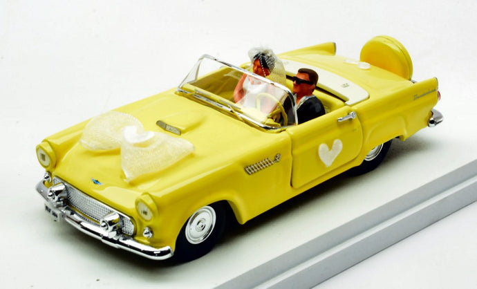 FORD THUNDERBIRD 1956 JUST MARRIED FIGURES 1:43