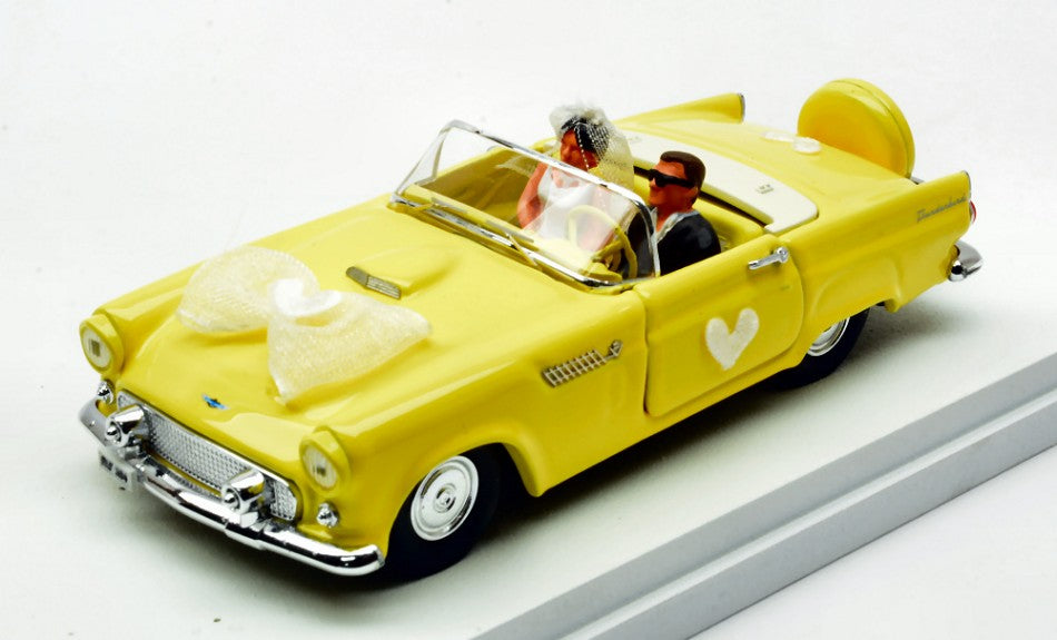 FORD THUNDERBIRD 1956 JUST MARRIED FIGURES 1:43