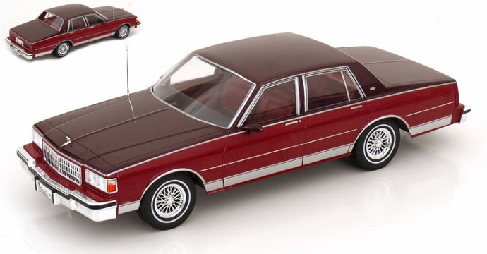 CHEVROLET CAPRICE 1987 RED 1:18