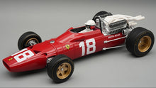 Indlæs billede til gallerivisning FERRARI 312 F1-67 N.18 MONACO GP 1967 L.BANDINI C/VETRINA E PILOTA 1:18