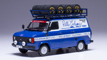 Indlæs billede til gallerivisning FORD ENGLAND TRANSIT MKI VAN TEAM BILLY COLEMAN RALLY ASSISTANCE 1975 BLUE WHITE 1:43