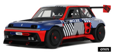Indlæs billede til gallerivisning Renault 5 TURBO 3E ETECH 2023 blå/sort/hvid/rød 1:18