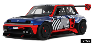 Renault 5 TURBO 3E ETECH 2023 blå/sort/hvid/rød 1:18
