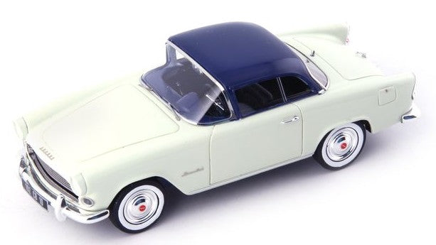 SIMCA ARONDE PLEIN CIEL 1957 LIGHT GREEN-DARK BLUE 1:43