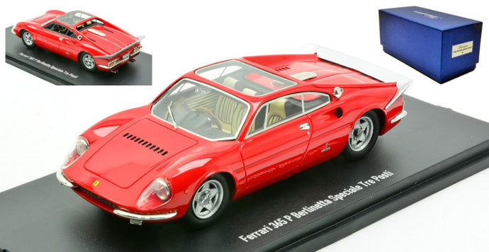 FERRARI 365P BERLINETTA SPECIALE - 3 SEATS - 3 POSTI - 1966 - PERSONAL CAR GIANNI AGNELLI - RED VERSION BEFORE RESTAURATION RED 1:43