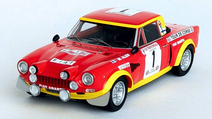 FIAT 124 ABARTH N.1 TOUR DE CORSE 1974 ALEN-KIVIMAKI 1:43