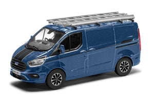 Ford TRANSIT CUSTOM SPORT 2021 blå/sort 1:43