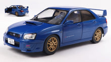 Indlæs billede til gallerivisning SUBARU IMPREZA WRX STi RIGHT HAND DRIVE 2003 BLUE1:18