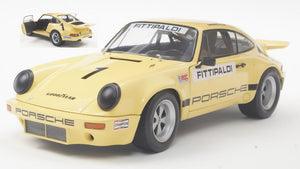 PORSCHE 911 CARRERA 3.0 RSR N 1 IROC RIVERSIDE 1973 EMERSON FITTIPALDI YELLOW 1:18