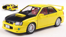 Indlæs billede til gallerivisning SUBARU IMPREZA WRX STi STREETFIGHTER 2003 YELLOW/CARBON BLACK 1:18