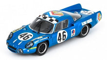 Indlæs billede til gallerivisning Alpine A210 # 46 LEGUELLEC/TRAMONT 24H LE MANS 1969 blå/sort/hvid 1:43