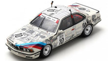 Indlæs billede til gallerivisning BMW 635 Csi #10 PIRRO/RAVAGLIA/BERGER 24H SPA 1986 hvid/grå/blå/rød 1:43