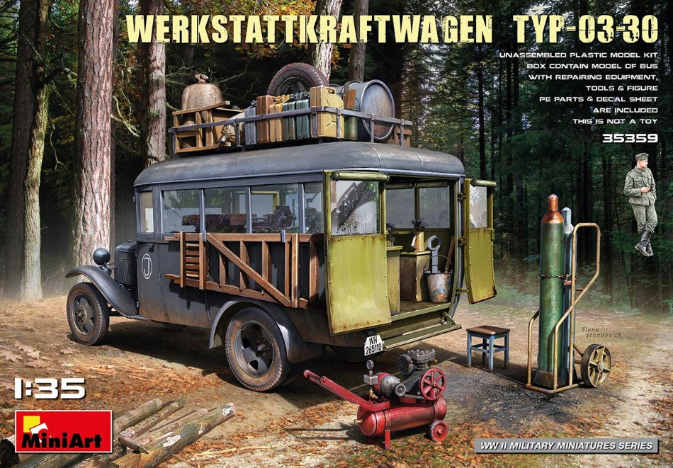 WERKSTATTKRAFTWAGEN TYP-03-30 KIT 1:35