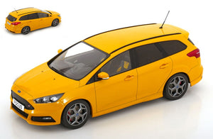 FORD ENGLAND FOCUS ST TURNIER SW STATION WAGON 2014 YELLOW 1:18