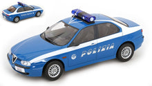 Indlæs billede til gallerivisning Alfa Romeo 156 - POLIZIA 1998 lys blå/hvid 1:18