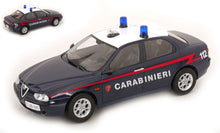 Indlæs billede til gallerivisning Alfa Romeo 156 - CARABINIERI 1998 mørk blå/hvid/rød 1:18