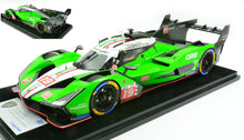 Indlæs billede til gallerivisning LAMBORGHINI SC63 3.8L V8 TURBO TEAM LAMBORGHINI IRON LYNX N 19 24h LE MANS 2024 ROMAIN GROSJEAN - MATTEO CAIROLI - ANDREA CALDARELLI GREEN WHITE BLACK 1:18
