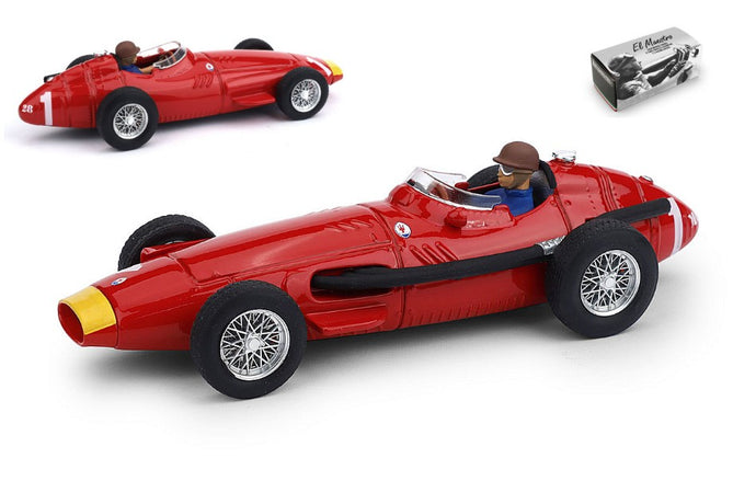 MASERATI F1 250F N 1 WORLD CHAMPION WINNER GERMANY GP 1957 JUAN MANUEL FANGIO - WITH DRIVER FIGURE RED 1:43