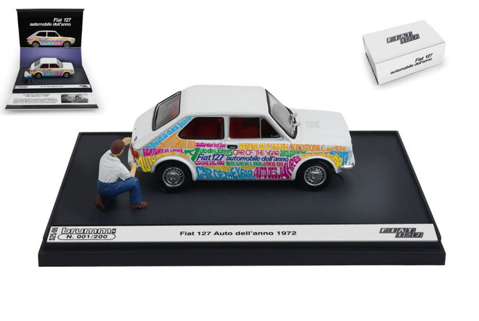 FIAT 127 1a SERIE 1971 AUTO DELL'ANNO 1972 1:43