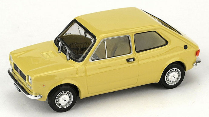 FIAT 127 1-SERIES 1971 - BLACK INTERIOR GIALLO TAHITI - YELLOW 1:43