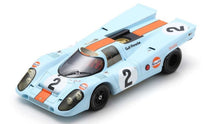 Indlæs billede til gallerivisning PORSCHE 917K 4.5L GULF TEAM JOHN WYER AUTOMOTIVE ENGINEERING N 2 WINNER 24h DAYTONA 1970 PEDRO RODRIGUEZ - LEO KINNUNEN - BRIAN REDMAN LIGHT BLUE ORANGE 1:18